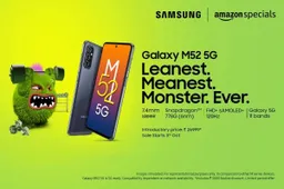 Samsung Galaxy M52 5G Sporting Qualcomm Snapdragon 778G SoC, 6.7-Inch SAMOLED Display Launched for Rs 26,999