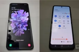Samsung Galaxy Z Flip new exposure shows obvious creases