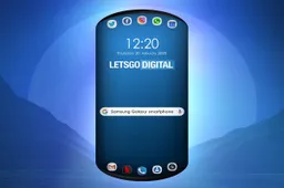 Samsung imagines a rounded smartphone with three screens on the front