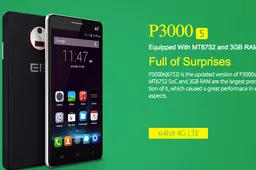 Elephone update the P3000 to MT6752 and 3GB RAM