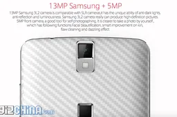 Elephone goes for a Samsung 3L2 sensor in the P8000