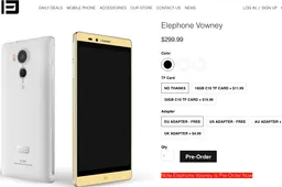 Elephone Vowney goes up for pre-sale on official Elephone store