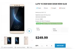 LeTV Le 1S available from 12th November from EU