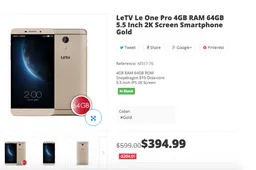 Grab a LeTV Le One Pro 64GB for just $394.99 now!