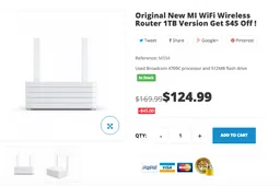 New Xiaomi 1TB router on special today only