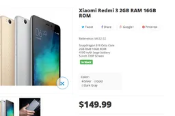 Xiaomi Redmi 3 from $149.99 on shop.gizchina.com
