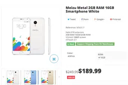 Meizu Metal now just $189.99 on Shop.GizChina.com