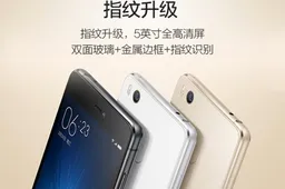 Xiaomi Mi4S launched in China, dual glass, fingerprint and new low price