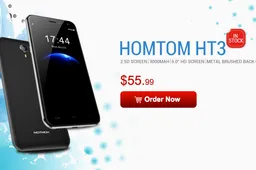 Homtom phones from $55.99 until the 11th March