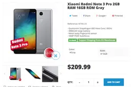 Xiaomi Redmi Note 3 Pro now $209.99