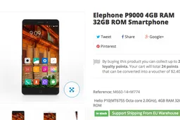 Elephone P9000 shipping from EU at $219.99