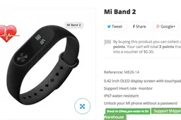Xiaomi MiBand 2 on sale and in stock in the EU