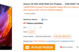 Xiaomi Mi Mix listed for a cool $766