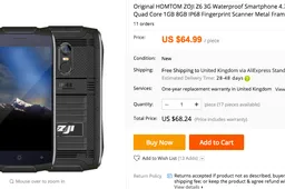 Video: Unboxing the ZOJI Z6 $65.00 IP68 Phone