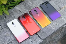 OnePlus 6 prototypes shows a range of gradient colored variants
