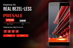 Elephone S3 presale ends soon
