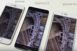 Official video comparing Elephone S3 with iPhone 6/Plus