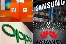 Here are sales results of the five most powerful smartphone brands in the world