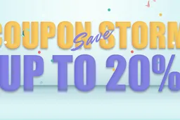 Coupon storm on Geekbuying is bringing savings up to 20 %