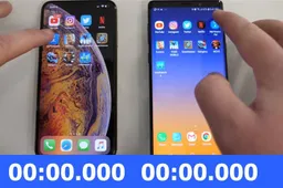Speed test : iPhone XS Max vs Galaxy Note 9