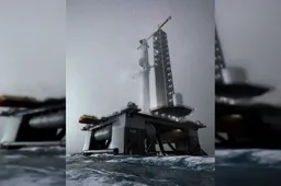 Ocean spaceport for SpaceX "Deimos" is under construction for launch next year