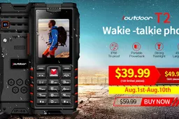 World's First Walkie-Talkie IP68 Rugged Phone ioutdoor T2 Now Only $39.99, Plus Giveaway!