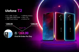 Ulefone T2 with 6.7" SHARP Notch Screen Will Presale at $269.99