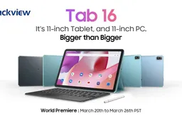 World Premiere for the Flagship Blackview Tab 16 tablet
