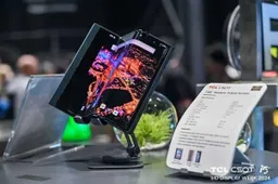 TCL creates the world's first 7.85-inch tri-foldable smartphone
