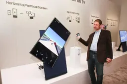 See how TikTok for Samsung rotating TV works