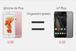 Oukitel U7 Plus vs iPhone 6s Plus - comparison video