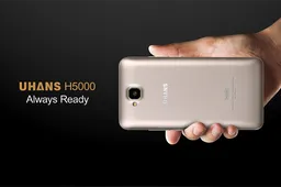 Uhans H5000 vs. Samsung Galaxy S7 - battery test video