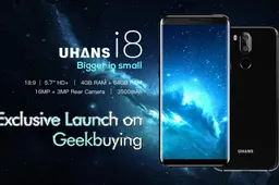 UHANS i8 exclusive launch reveals Face ID recognition tech
