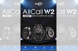 AllCall W2 Smartwatch: More than 30000 units sold out during presale