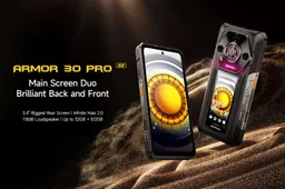 Ulefone Unveils the Armor 30 Pro: Dual Main Display Rugged Phone with RGB Loudspeaker