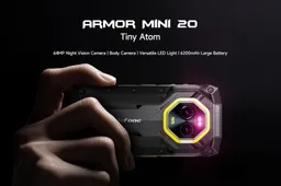 Ulefone Launches Armor Mini 20: A 4G Addition to its Mini Rugged Phone Series
