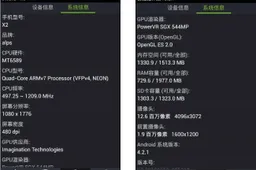 UMi X2 screenshots show the first quad-core MT6589 with 2GB RAM
