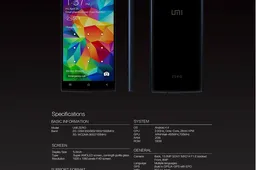 UMi release final specifications of their UMi Zero smartphone