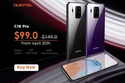 New OUKITEL C18 Pro launched for just $99.99 !