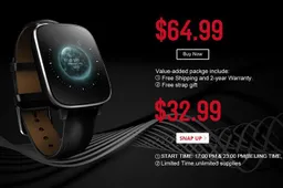 Zeblaze Crystal smartwatch 50% off in new flash sale