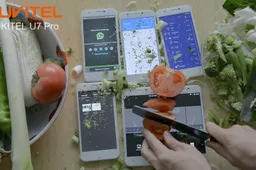 Oukitel K10000 and U7 models can double up as kitchen companions
