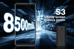 Design draft of the big battery BLUBOO S3 revealed