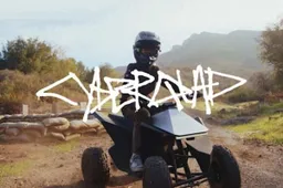 Tesla's $1900 Cyberquad Is a Cybertruck Inspired ATV for Your Kids