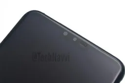 Alleged LG V40 ThinQ front panel leaked