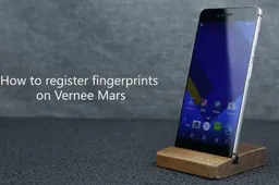 Watch: Vernee Mars' side-mounted fingerprint scanner in action