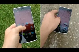 Video: When the OnePlus One takes a dip in a puddle of water...
