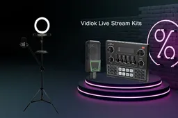 Start your online career with Vidlok Live Stream Kits