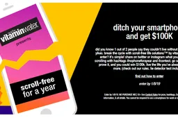 You have a chance to win $100,000 if you can renounce your smartphone for a year