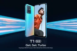 Vivo T1 5G Silky White color with a matte-like finish launched