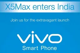 Vivo entering India with the slim Vivo X5 Max